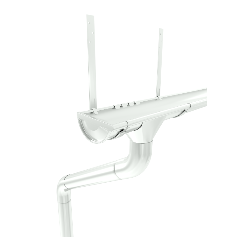 Комплект водостока GL PE 125/90 RAL 9003 6 м/3 м