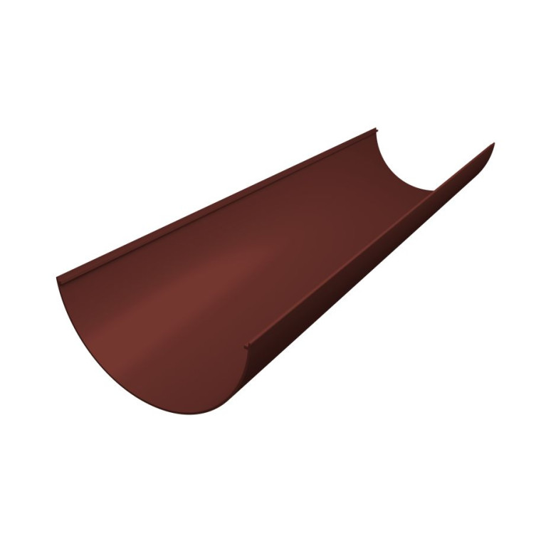 Комплект Желобов Классика 120 ПВХ Grand Line 1,5м шоколадный (RAL 8017)