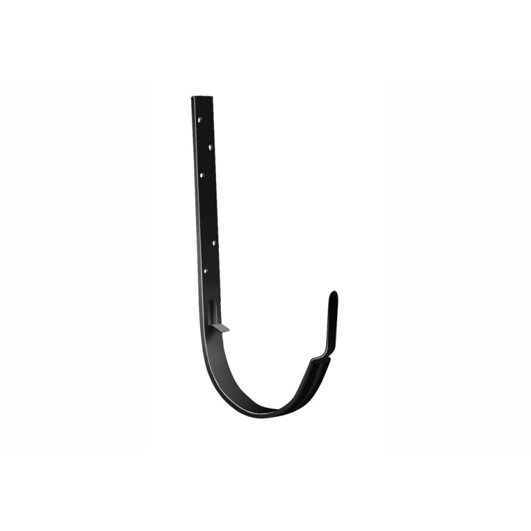 Кронштейн желоба Дизайн ПВХ GL 135 металл черный (RAL 9005)