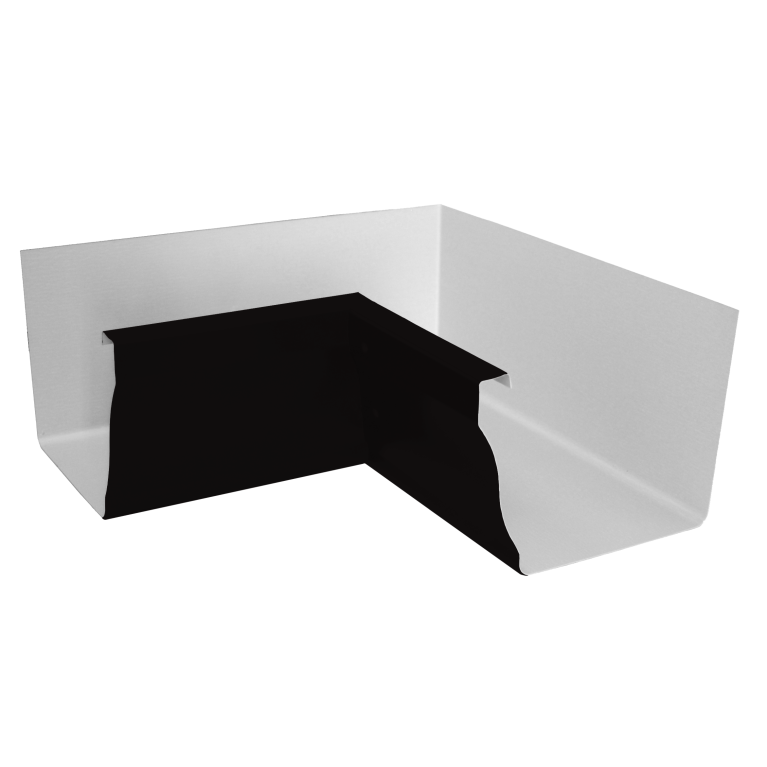 Угол желоба внутренний Vortex Matt 90гр 127мм RAL 9005