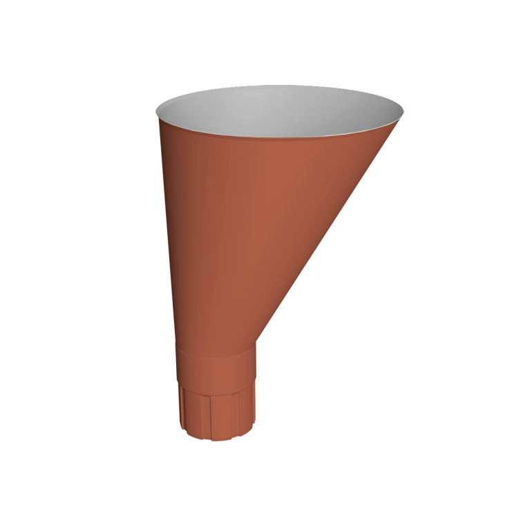 Воронка водосборная Vortex Project 146мм RAL 8004 терракота