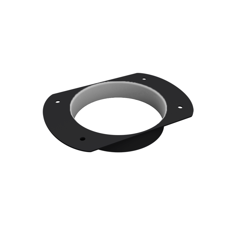 Воронка врезная круглая Vortex Mix Matt RAL 9005 черный