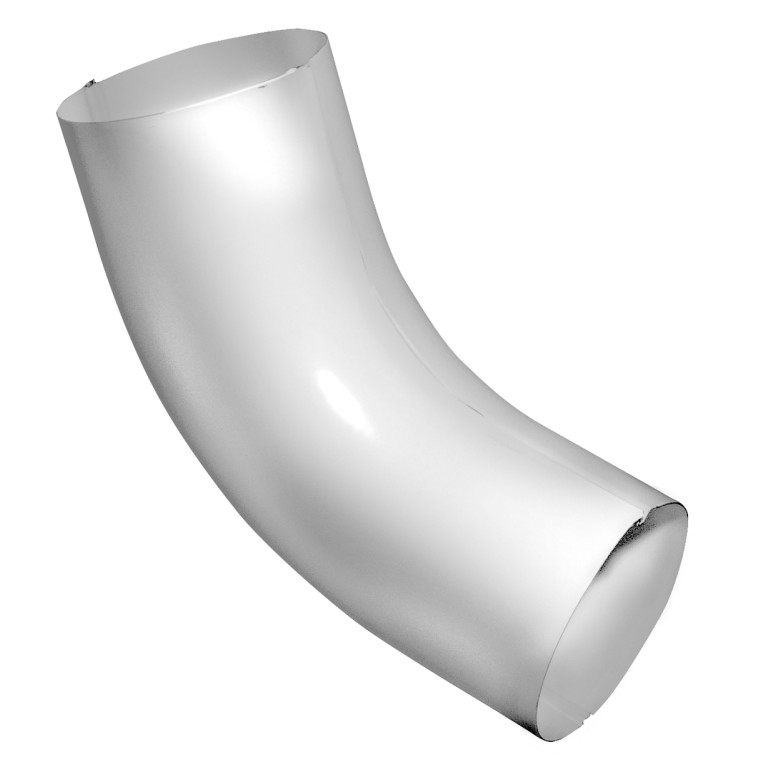 Колено 60 град GL PU 100 мм RAL 9003 сигнальный белый