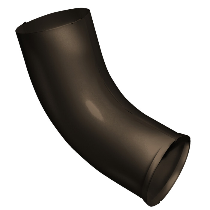 Колено стока GL PU 100 мм RR 32 темно-коричневый