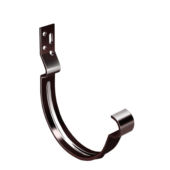 Крюк короткий полоса GL PU 150 мм RAL 8017 шоколад