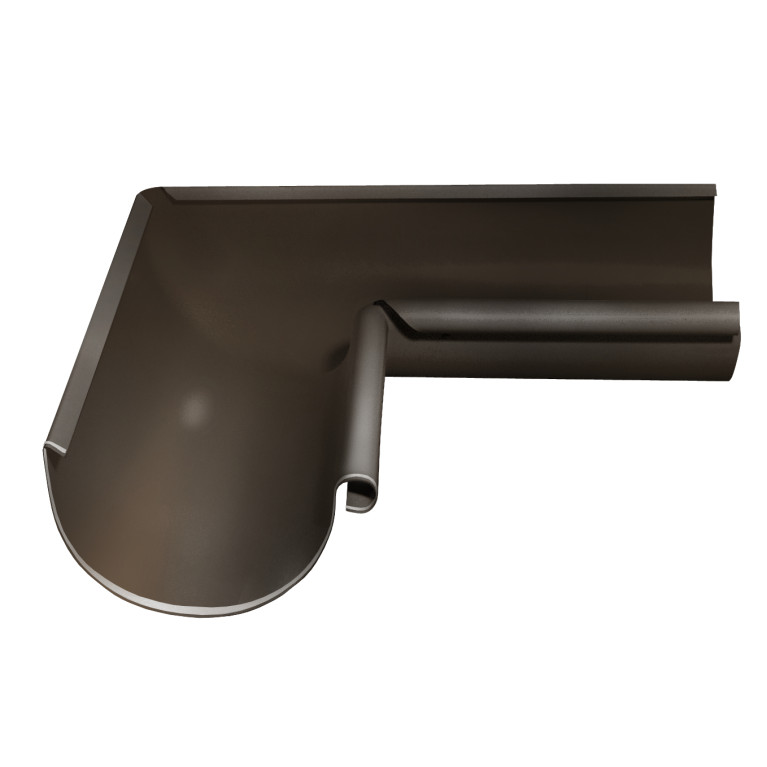 Угол желоба внутренний GL PU 90 гр 150 мм RR 32 темно-коричневый