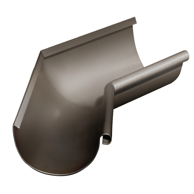 Угол желоба внутренний GL PU 135 гр 150 мм RR 32 темно-коричневый