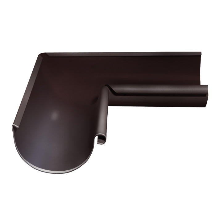 Угол желоба внутренний GL PU 90 гр 150 мм RAL 8017 шоколад