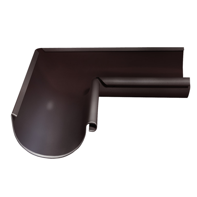 Угол желоба внутренний GL PU 90 гр 150 мм RAL 8017 шоколад