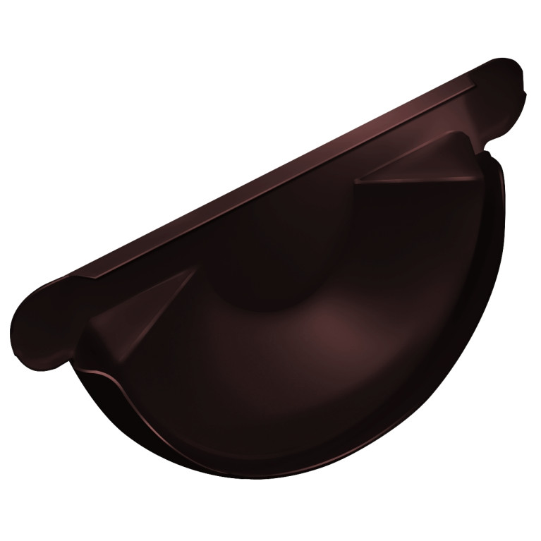 Заглушка торцевая универсальная GL PU 150 мм RAL 8017 шоколад