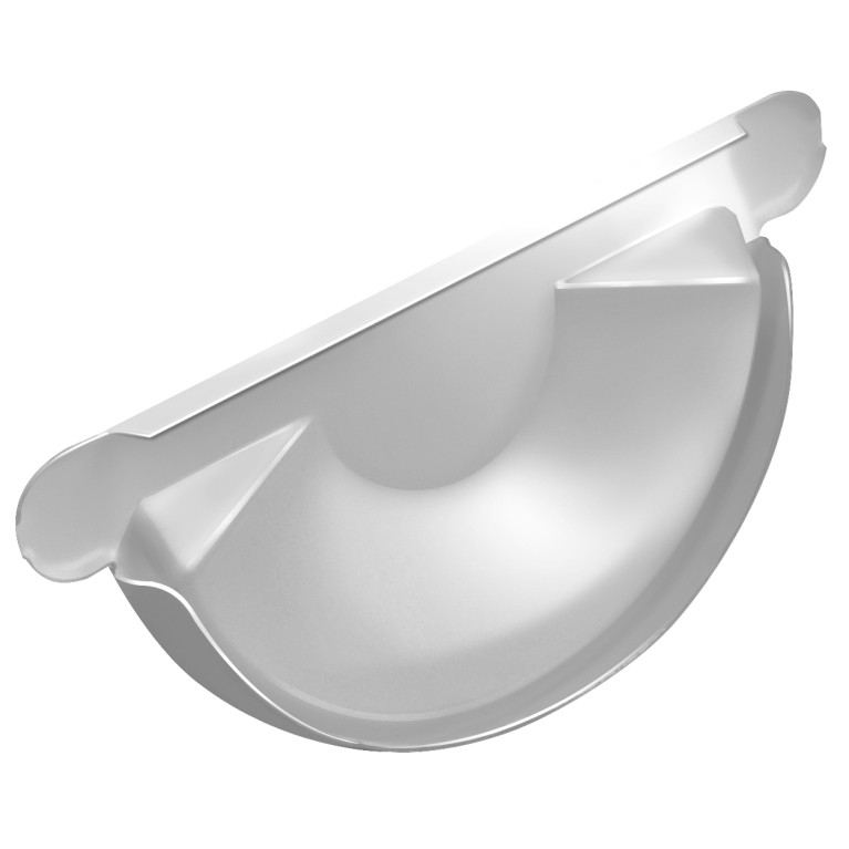 Заглушка торцевая универсальная GL PU 150 мм RAL 9003 сигнальный белый