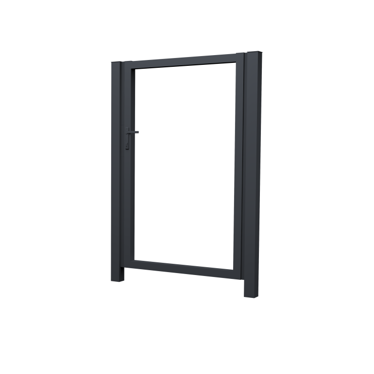 Калитка Жалюзи 1,68х1 RAL 7024 без заполнения