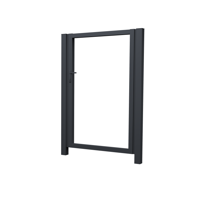 Калитка Жалюзи 2,0х1 RAL 7024 без заполнения