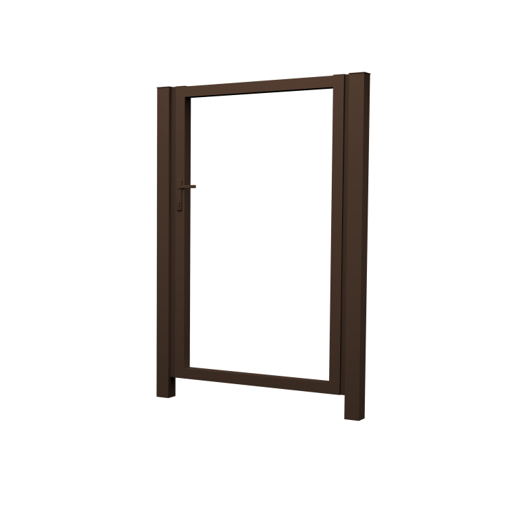 Калитка Жалюзи 2,0х1 RAL 8017 без заполнения