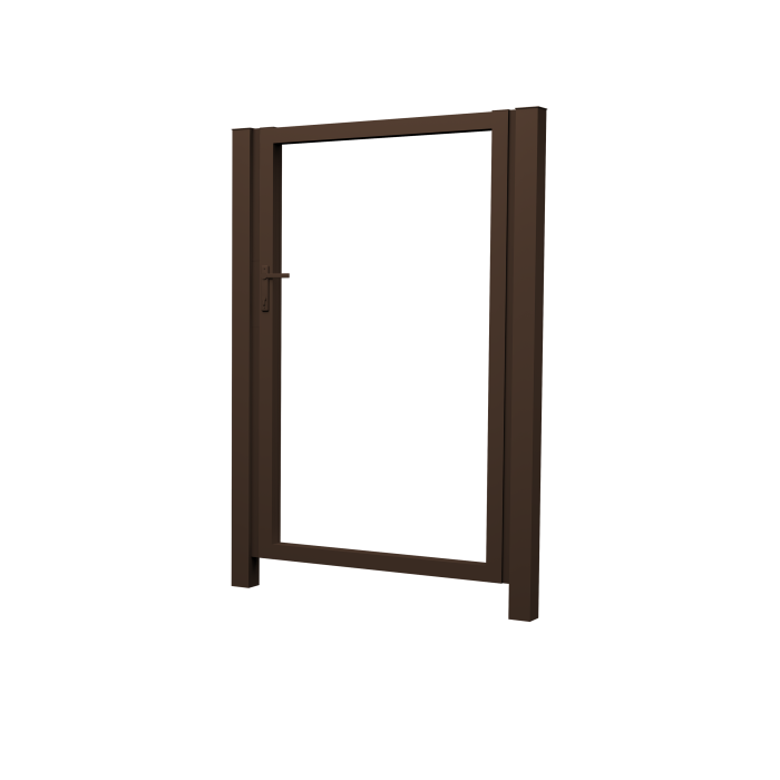 Калитка Жалюзи Texas 2,0х1 RAL 8017 без заполнения (ламель125 мм)