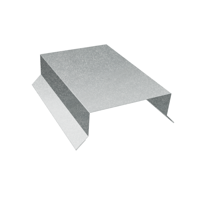 Парапетная крышка прямая 125мм 0,5 Zn (2,5м)