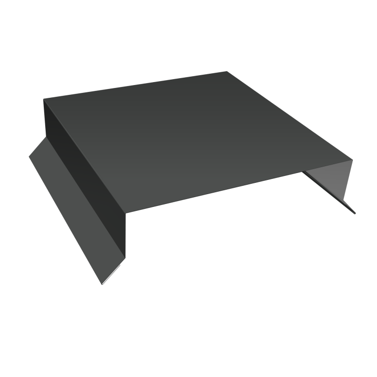 Парапетная крышка прямая 150мм 0,5 Satin Matt RAL 7016 антрацитово-серый (2,5м)