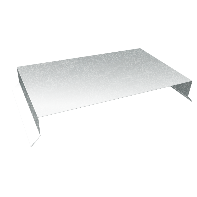 Парапетная крышка прямая 390мм 0,5 Zn (2м)