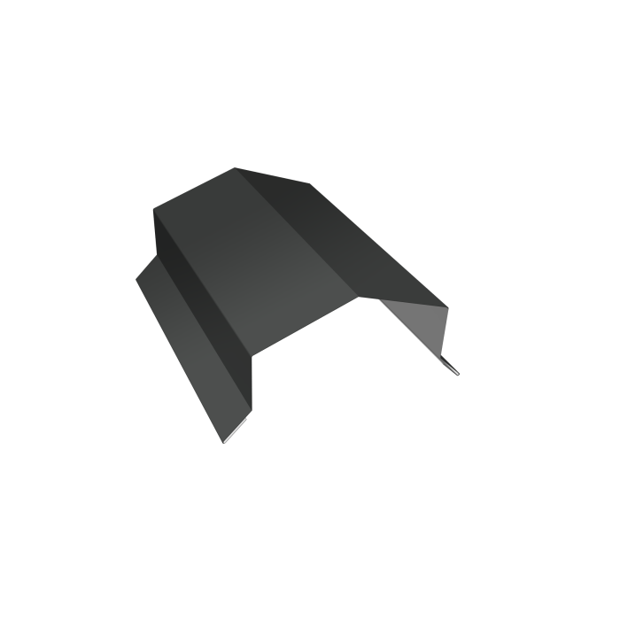 Парапетная крышка угольная 125мм 0,5 Satin Matt RAL 7016 антрацитово-серый (2,5м)