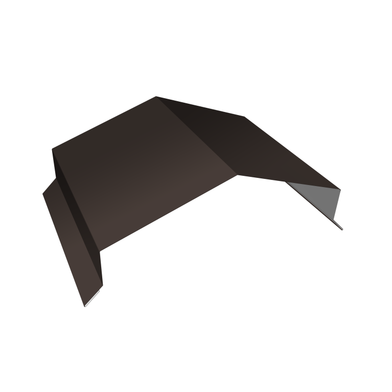 Парапетная крышка угольная 200мм 0,5 PurLite Matt RR 32 темно-коричневый (2м)