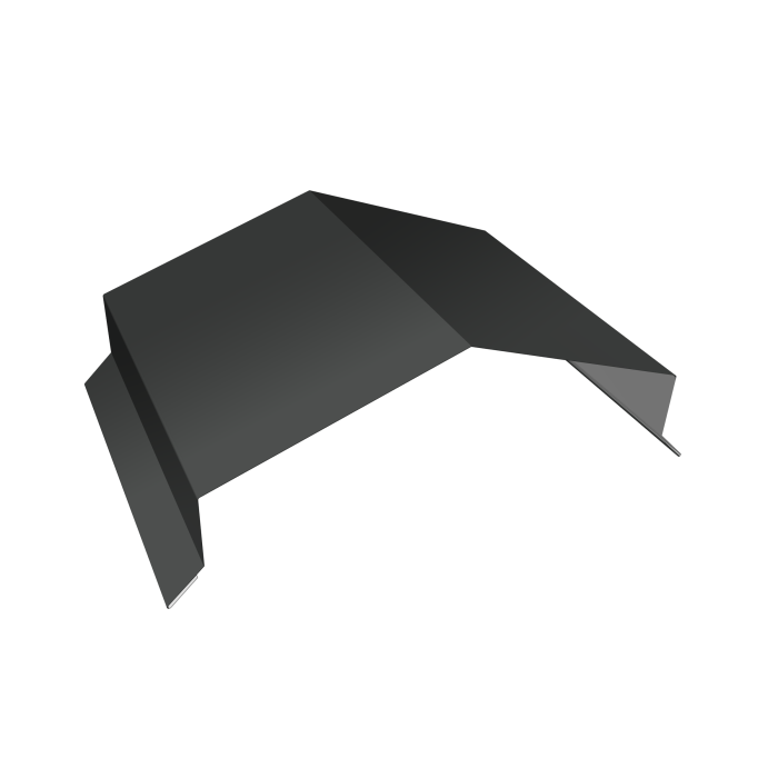 Парапетная крышка угольная 200мм 0,5 PurPro Matt 275 RAL 7016 антрацитово-серый (2м)