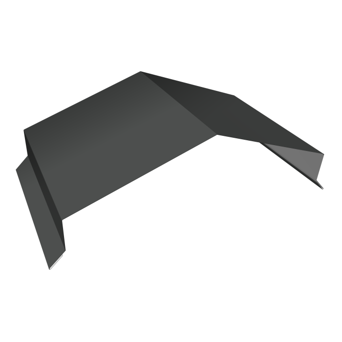 Парапетная крышка угольная 250мм 0,45 PE с пленкой RAL 7016 антрацитово-серый (2м)