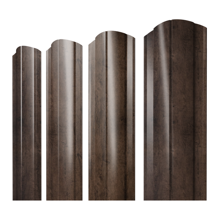 Штакетник Круглый фигурный 0,45 Print-Double Elite Antique Wood