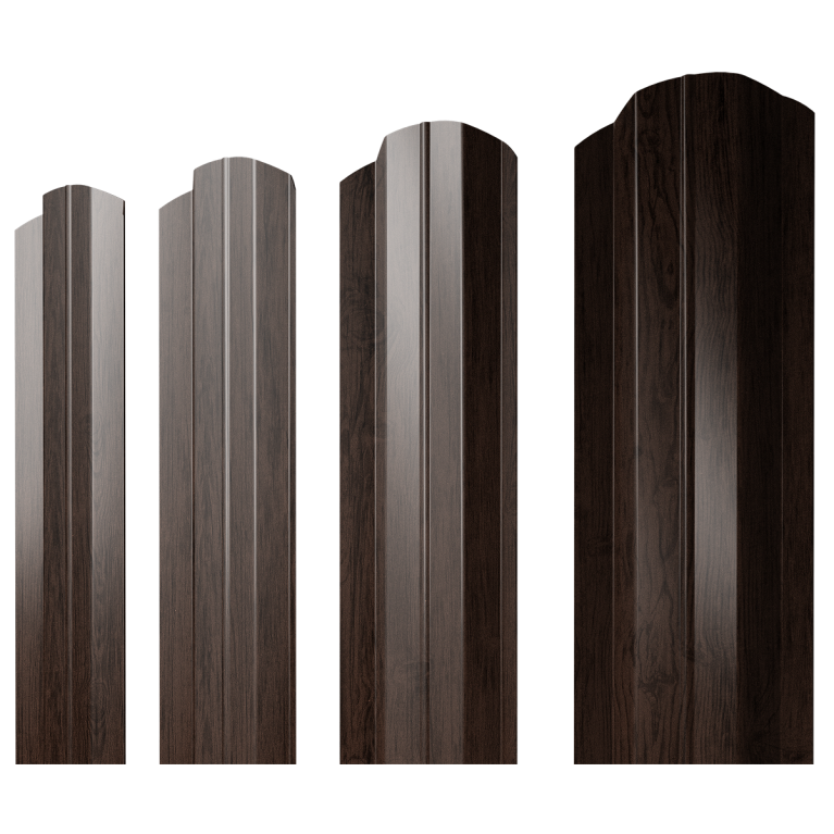 Штакетник П-образный A с прямым резом 0,45 Print-Double Premium Antique Wood