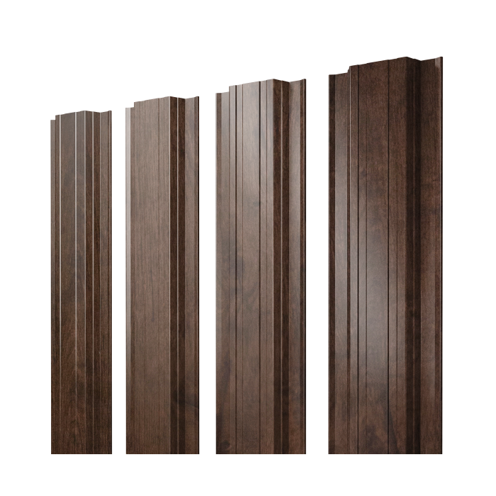 Штакетник Прямоугольный с прямым резом 0,45 Print-Double Elite Antique Wood