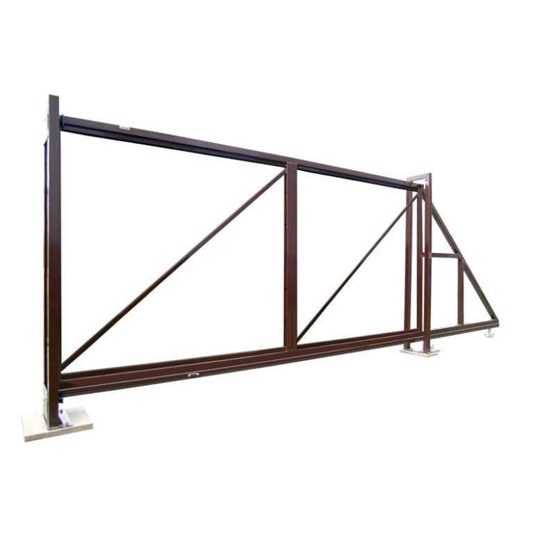 Ворота откатные Colority Zinc 2,03x4,0 RAL 8017