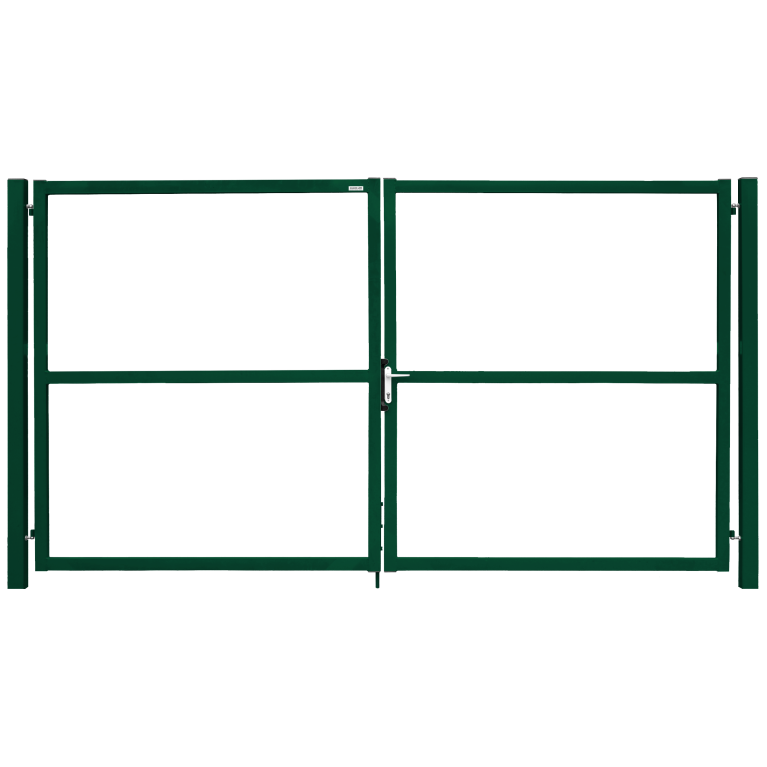 Ворота Colority Zinc Lock 1,5х3,5 RAL 6005