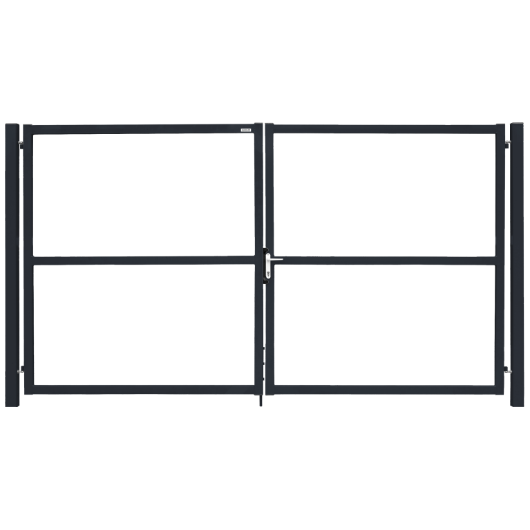 Ворота Colority Zinc Lock 1,8х4,0 RAL 7024
