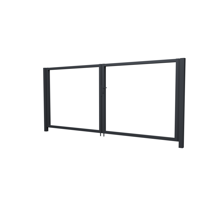 Ворота Жалюзи 2,0х3,6 RAL 7024 без заполнения