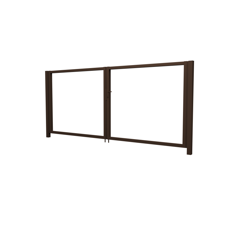 Ворота Жалюзи 2,0х3,6 RAL 8017 без заполнения