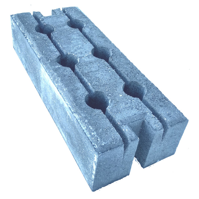 Основание бетонное армированное с отверстиями для трубы 51 мм