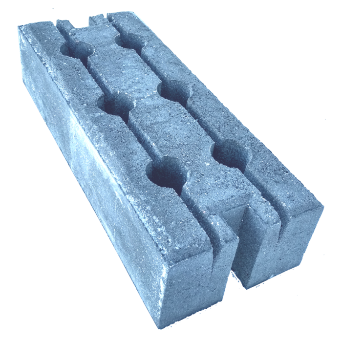 Основание бетонное с отверстиями для трубы 51 мм