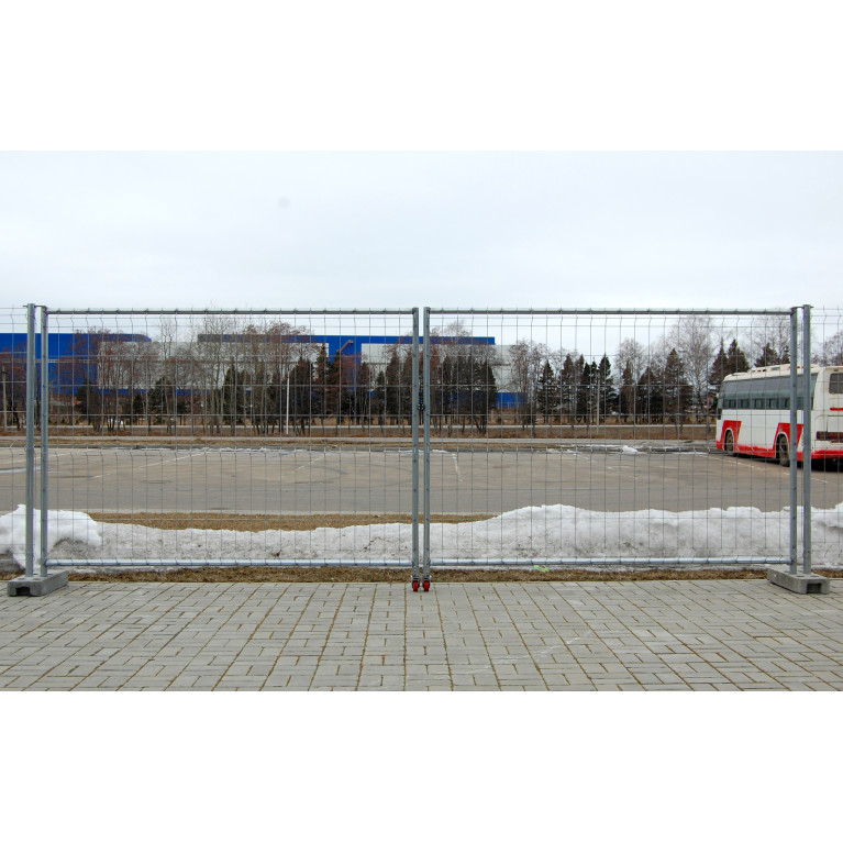 Ворота временного ограждения 1,95х5 Zn