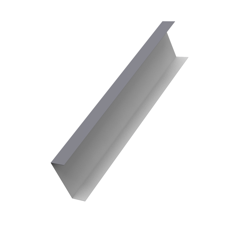 Декоративная накладка на столб универсальная 80х80 для забора жалюзи 0,45 Drap TX RAL 7004 сигнальный серый (1,8м)