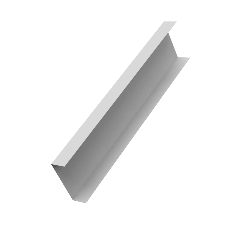 Декоративная накладка на столб универсальная 60х60 для забора жалюзи 0,45 Drap TX RAL 7047 телегрей 4 (3м)