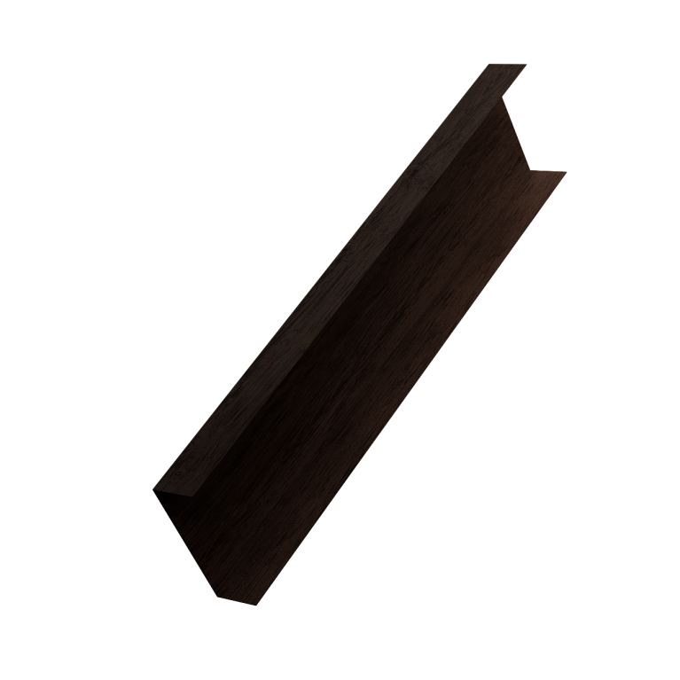 Декоративная накладка на столб универсальная 80х80 для забора жалюзи 0,45 Print-Double Premium Antique Wood (3м)