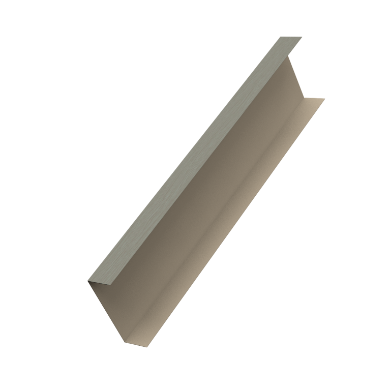 Декоративная накладка на столб универсальная 80х80 для забора жалюзи 0,45 Print Elite Milky Wood TwinColor (3м)