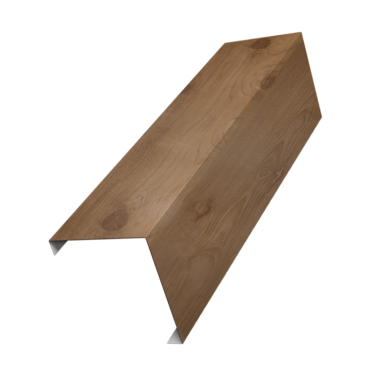 Декоративная накладка на столб универсальная угловая 60х60 для забора жалюзи 0,45 Print Premium Pine Wood Fresh (1,8м)