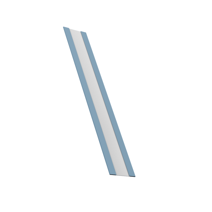 Крепежная планка жалюзи Milan, Milan Slim, Tokyo 0,45 Drap TX RAL 5024 пастельно-синий (2м)