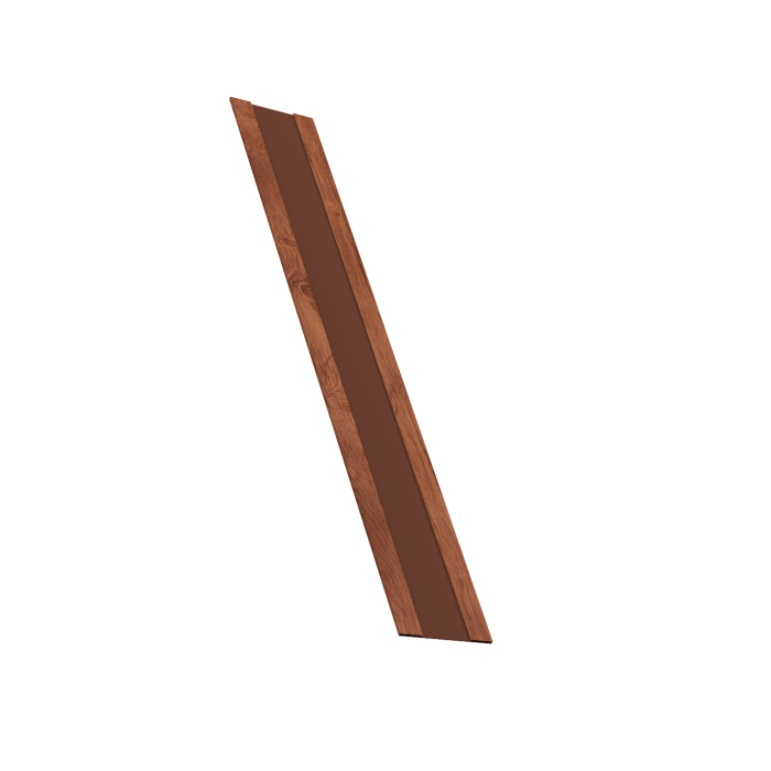 Крепежная планка жалюзи Milan, Milan Slim, Tokyo 0,45 Print Premium Rowan Wood Intense FTC (1,8м)