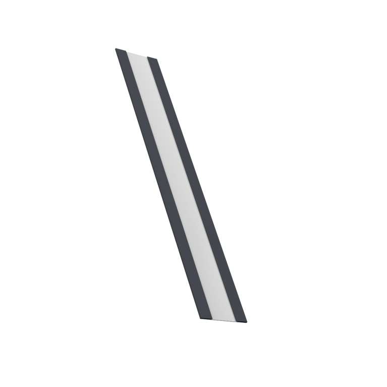 Крепежная планка жалюзи Milan, Milan Slim, Tokyo 0,45 Drap TR RAL 7024 мокрый асфальт (1,8м)