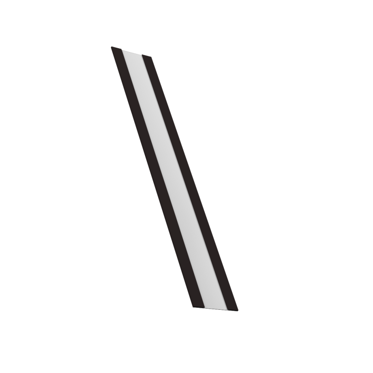 Крепежная планка жалюзи Milan, Milan Slim, Tokyo 0,45 Drap TR RAL 9005 черный (2м)