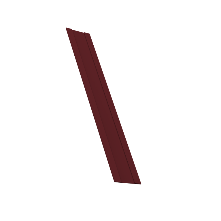 Крепежная планка жалюзи Milan, Milan Slim, Tokyo 0,45 PE-Double RAL 3005 красное вино (2м)
