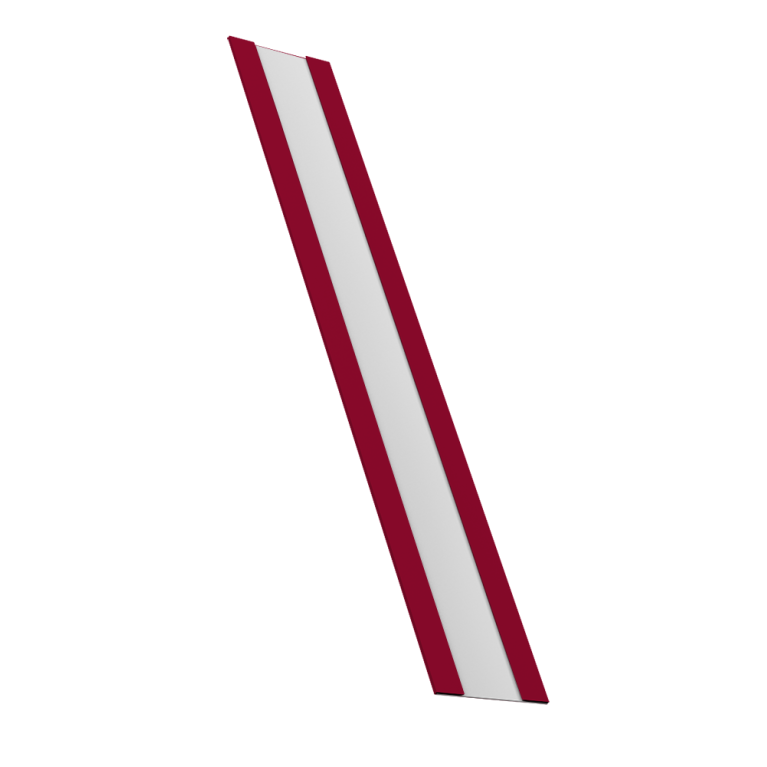 Крепежная планка жалюзи Milan, Milan Slim, Tokyo 0,45 PE RAL 3003 рубиново-красный (2,5м)