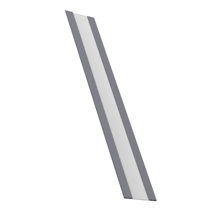 Крепежная планка жалюзи Milan, Milan Slim, Tokyo 0,45 PE RAL 7004 сигнальный серый (3м)