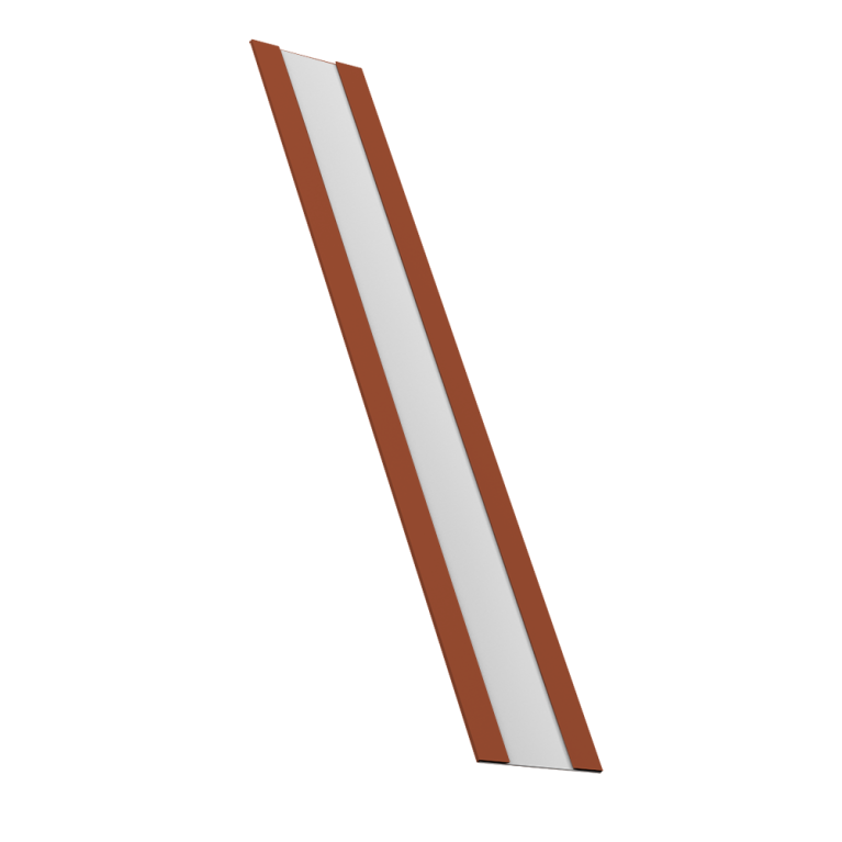 Крепежная планка жалюзи Milan, Milan Slim, Tokyo 0,45 PE RAL 8004 терракота (1,8м)